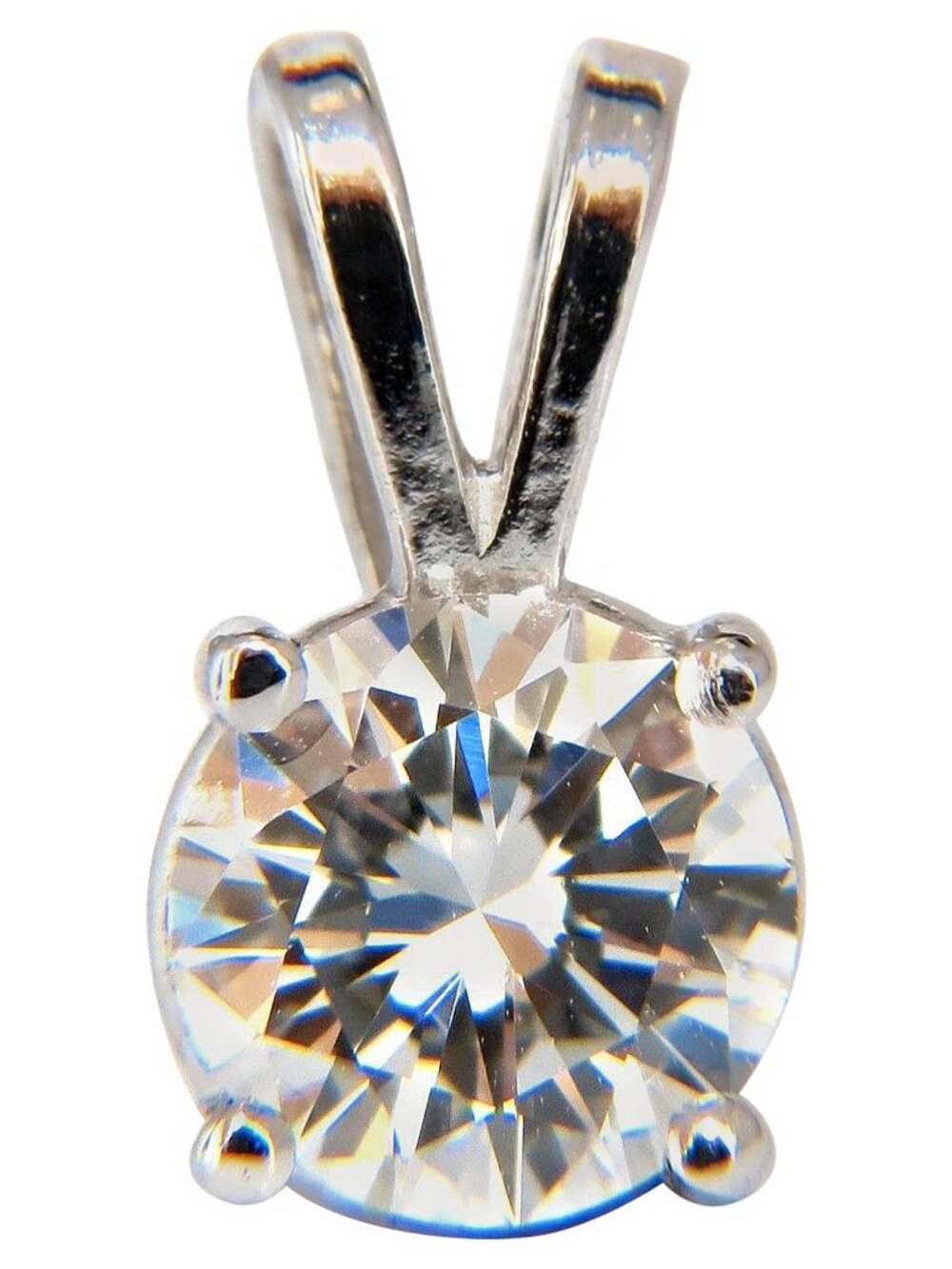 .70CT GIA E/VS1 SOLITAIRE NATURAL DIAMOND PENDANT 14KT WHITE GOLD*